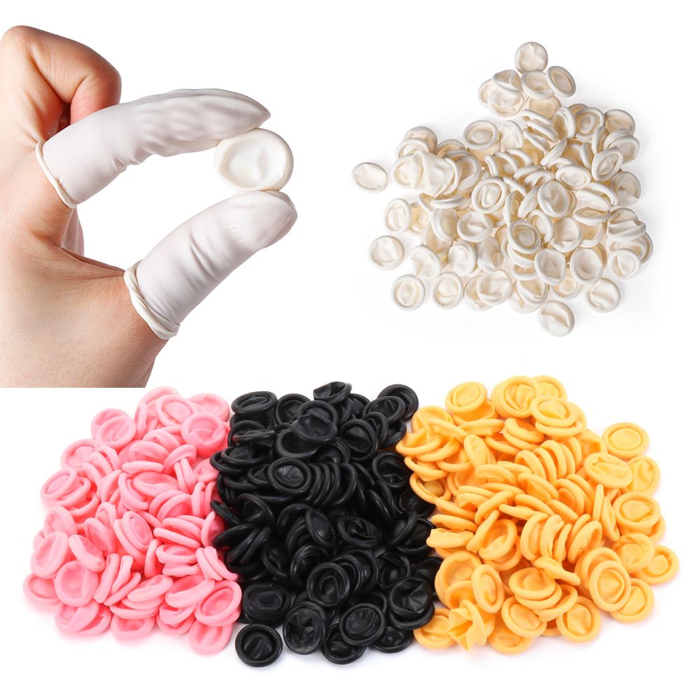 Disposable Gloves Nitrile - 100/300 pçs natural ferramenta de arte