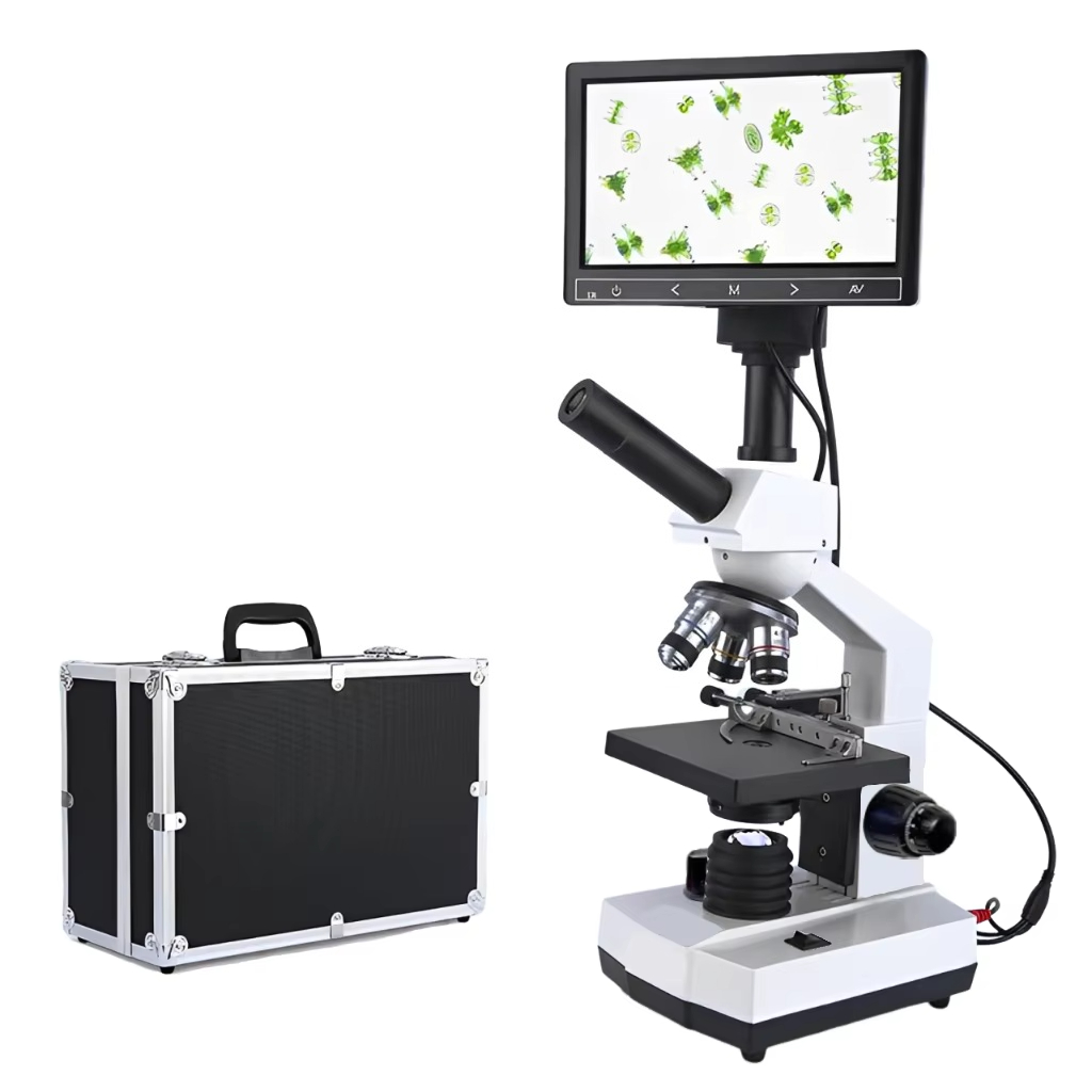 Medical Lab Microscope - Mais vendido tela hd microscópio digital