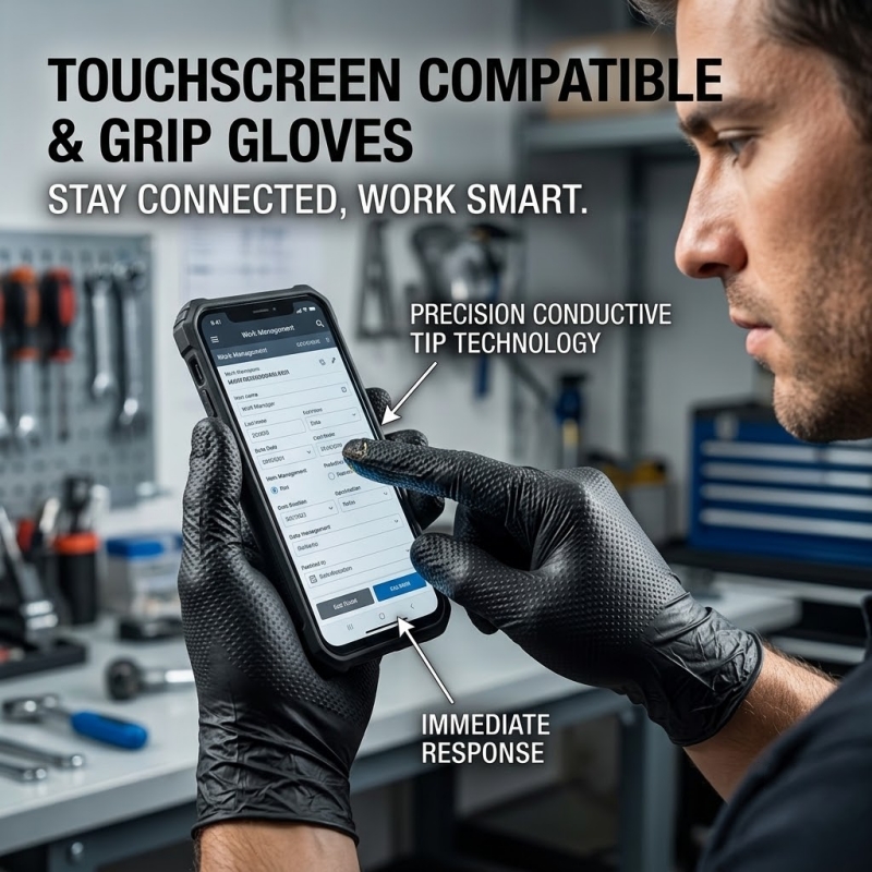 Luvas Industriais Pretas de Ni - Disposable Gloves Nitrile avaliação e preço