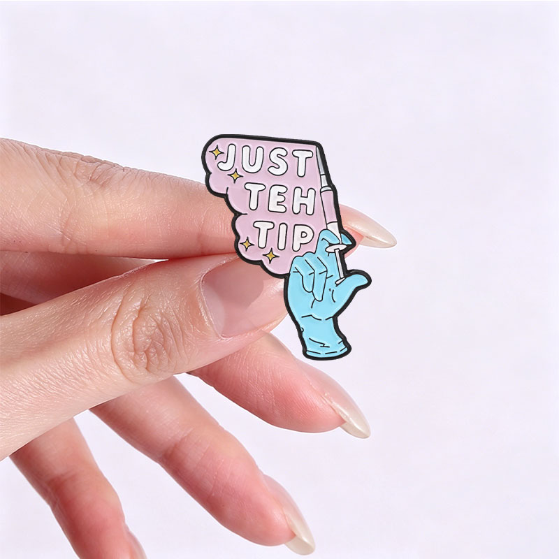 Pin de Esmalte com Citação Eng - Medical Lab Quotes avaliação e preço
