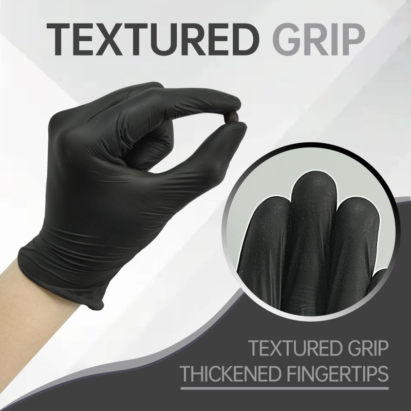 100PCS Luvas de Nitrilo Pretas - Disposable Gloves Nitrile avaliação e preço